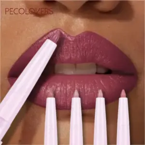 2 in 1 Long-Lasting Lip Liner & Lipstick，Smooth,Long-Lasting,Precise Application,Lip Liner Pen